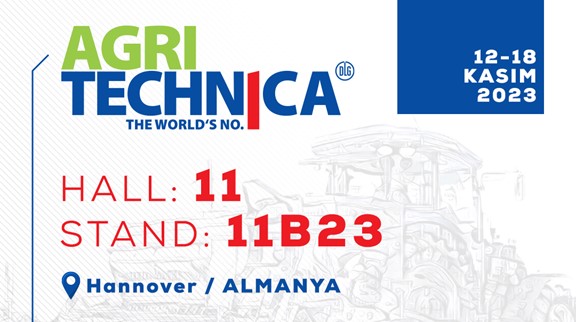 Agritechnica Fuarı'ndayız!